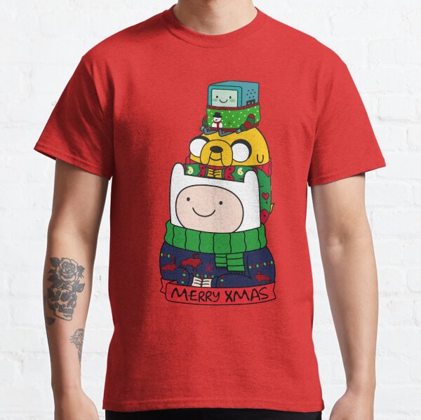 Artikel-Vorschau von Finn Jake BMO Weihnachten, designt und verkauft von plushism.