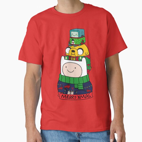 Artikel-Vorschau von Finn Jake BMO Weihnachten, designt und verkauft von plushism.