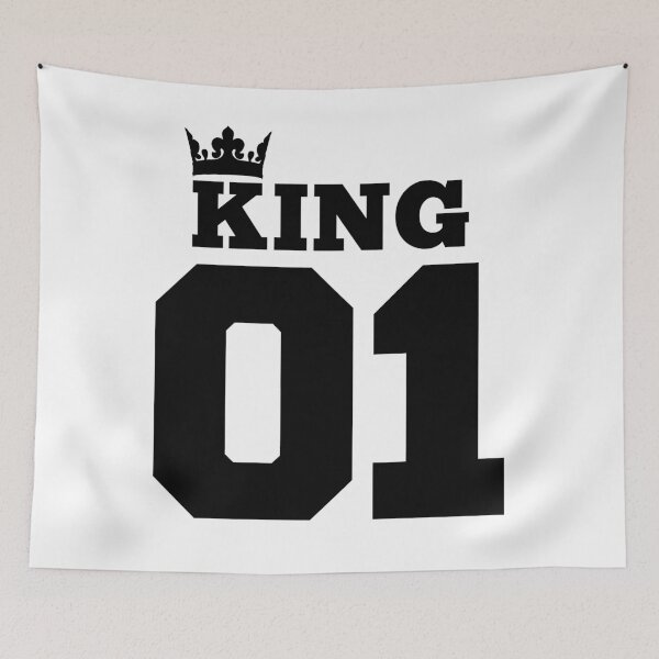 Item preview, 01 KING in schwarz mit crown  designed and sold by Marcin Adrian.