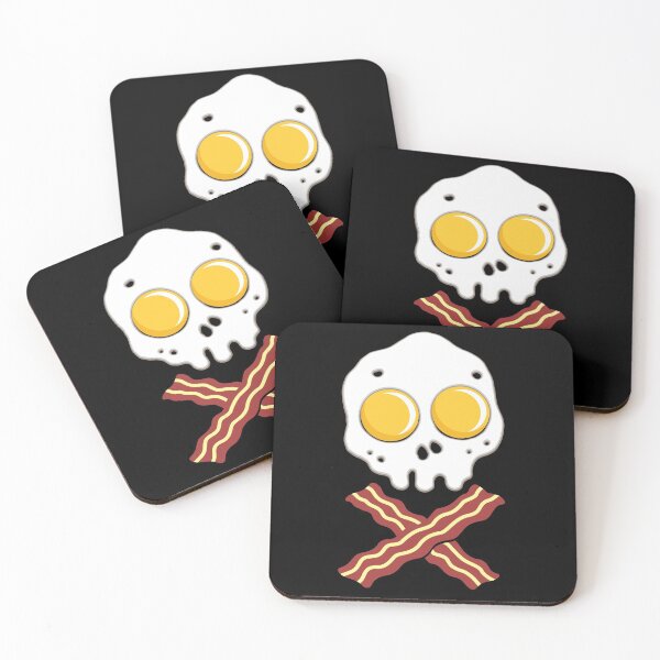 Item preview, Bacon And Eggs - Skull Breakfast Pirate Meat designed and sold by anziehend.