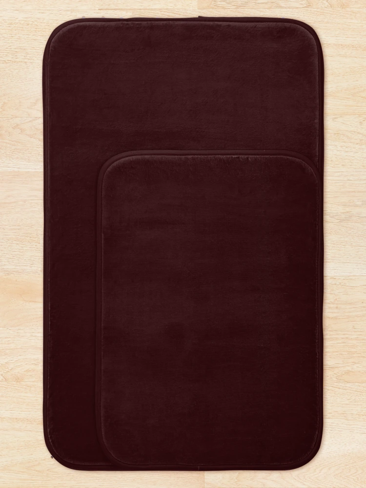 Thumbnail 5 of 6, Bath Mat, Solid Raisin designed and sold by rootzero.