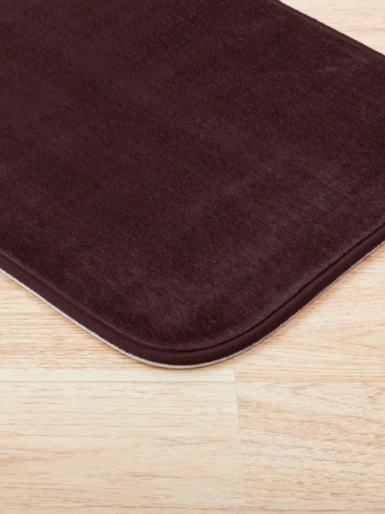 Thumbnail 3 of 6, Bath Mat, Solid Raisin designed and sold by rootzero.