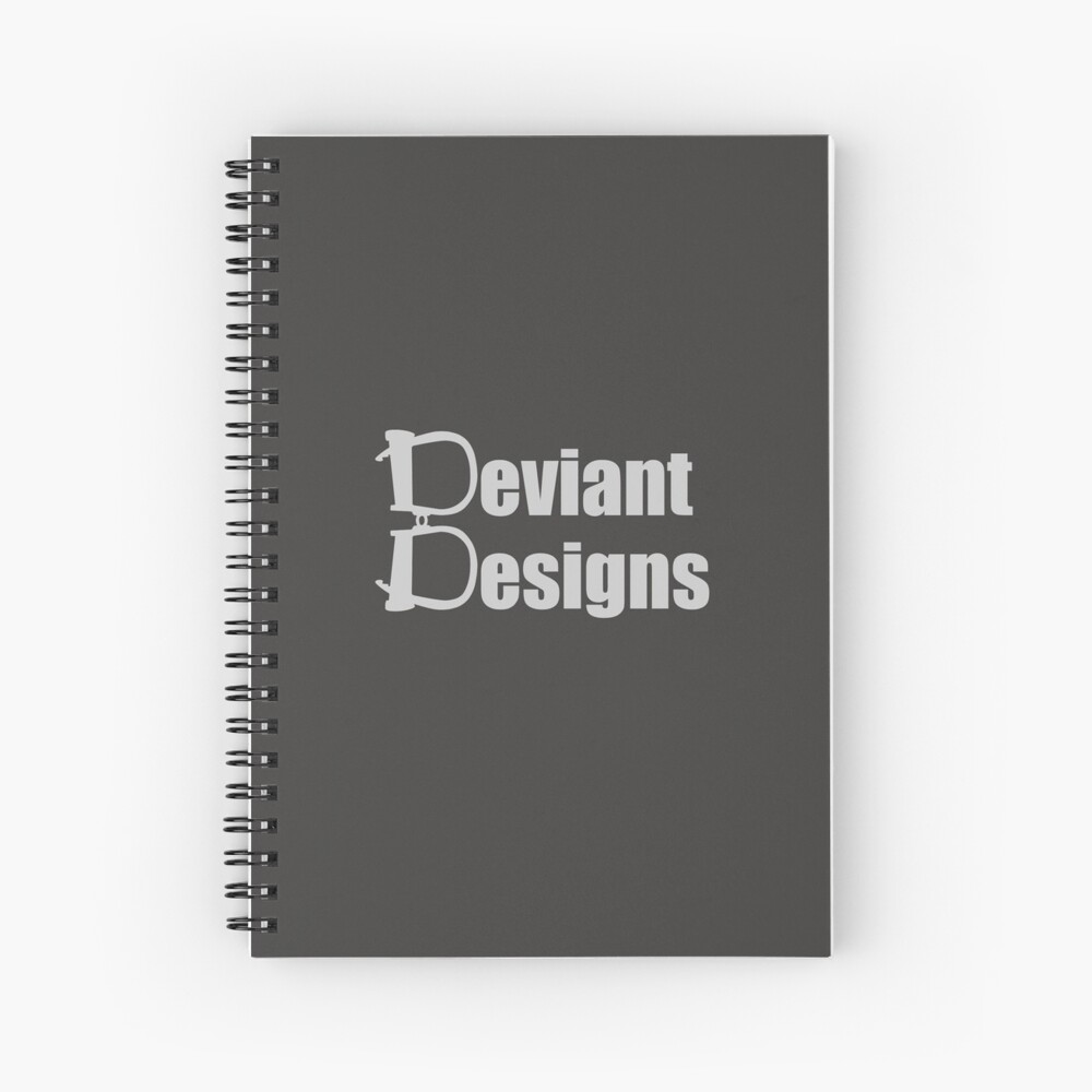 Deviant Designs - Light Spiral Notebook