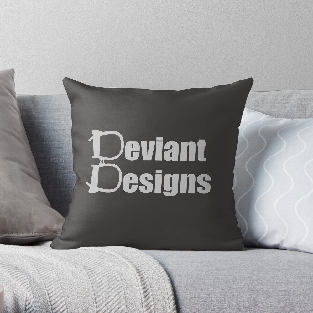 Deviant Designs - Light Throw Pillow