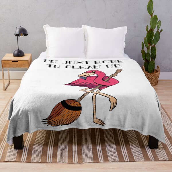 Item preview, Funny Flamingo cleaning lady T-shirt. designed and sold by emphatic.