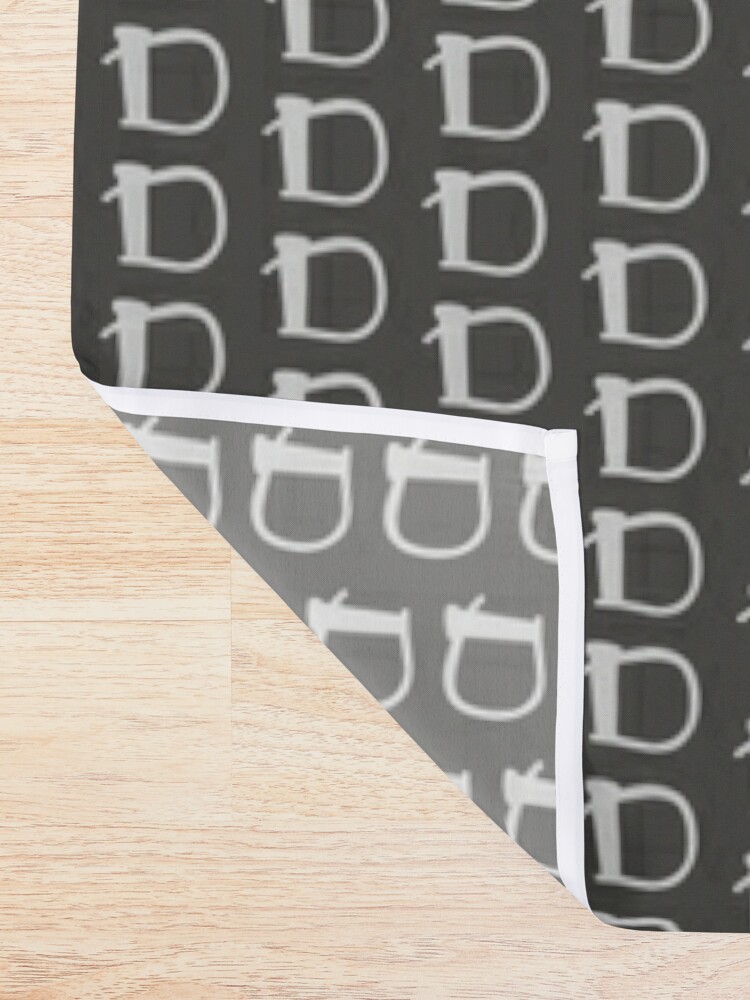 Alternate view of Deviant Designs - D Shower Curtain