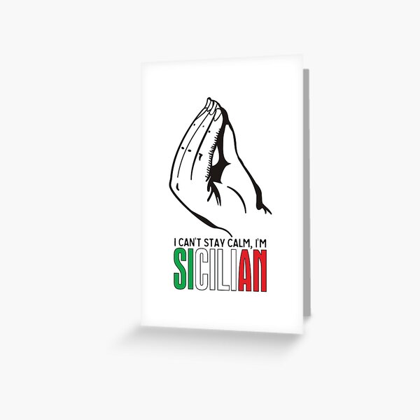 Item preview, Sicilia Italy Funny Sicilian Quote Sicily Gift designed and sold by MrEddie10.