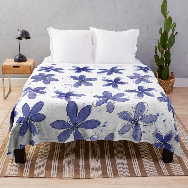 Item preview, Floral Pattern #6 | Blue designed and sold by RebeccaFlaherty.