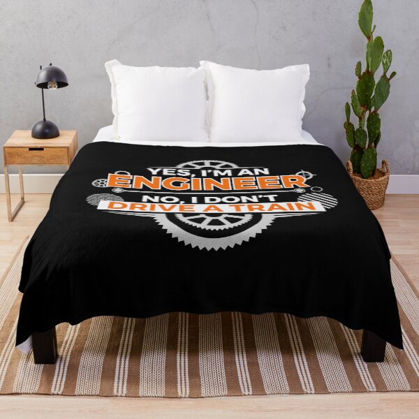 Item preview, Yes, I'm an engineer. No, I don't drive a train.  designed and sold by Maria Garcia.