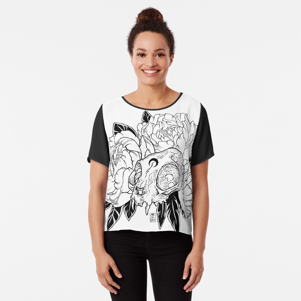 Item preview, Chiffon Top designed and sold by mardelvallearts.