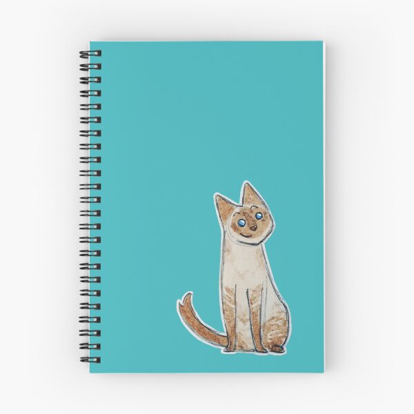 Item preview, Siamese cat watercolour designed and sold by bitingnclawing.