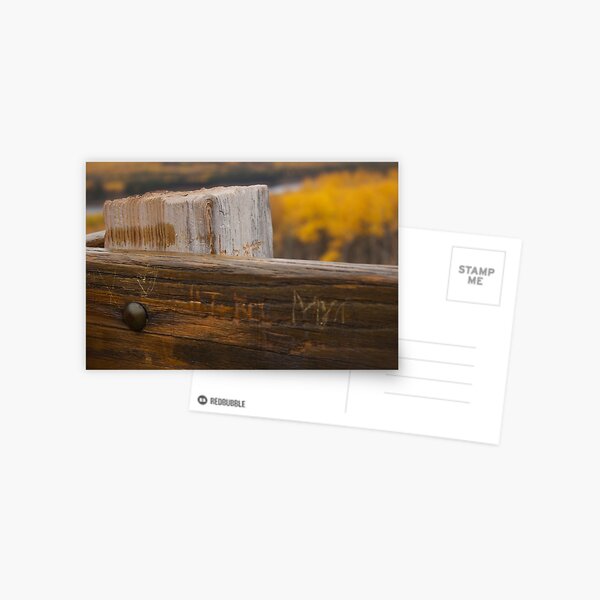 Marking Our Love in Waskesiu Postcard