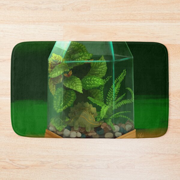 Item preview, Tiny Dinosaur Terrarium with Stegosaurus designed and sold by Maysoulrose.