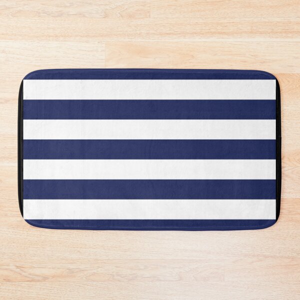 Item preview, Navy Blue and White Stripes designed and sold by Amy Brinkman.