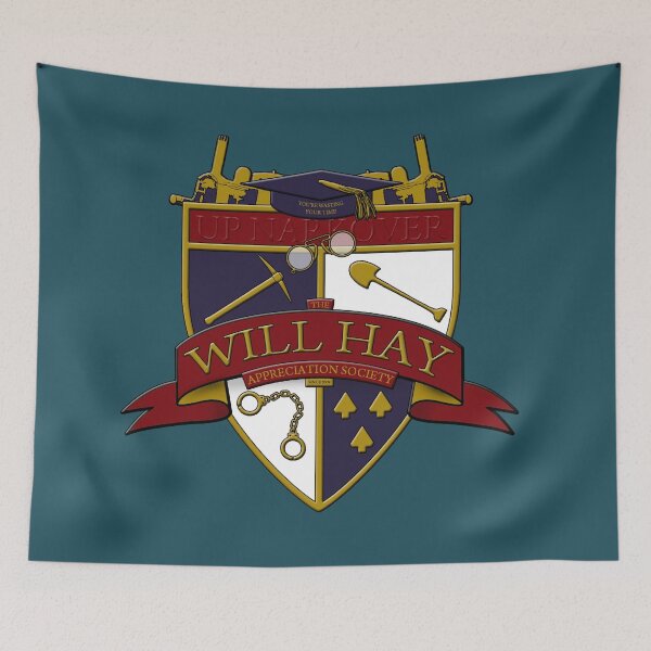 Item preview, The Will Hay Appreciation Society Crest - Up Narkover! designed and sold by PhotograFixUK.