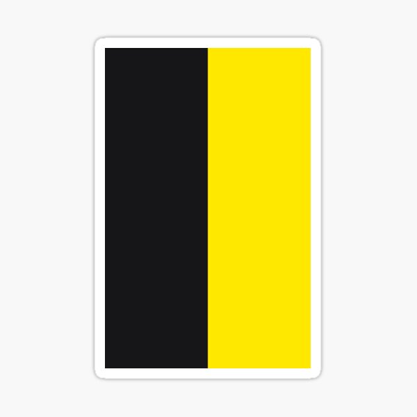 Dortmund Gelb und Schwarz halbes Design Sticker