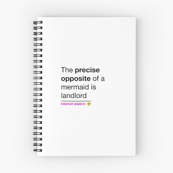 Item preview, The precise opposite of a mermaid is landlord designed and sold by Juandiegoles.