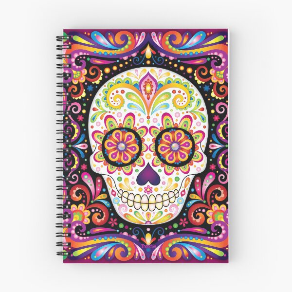 Item preview, Psychedelic Sugar Skull - Colorful Art by Thaneeya McArdle designed and sold by Thaneeya McArdle.