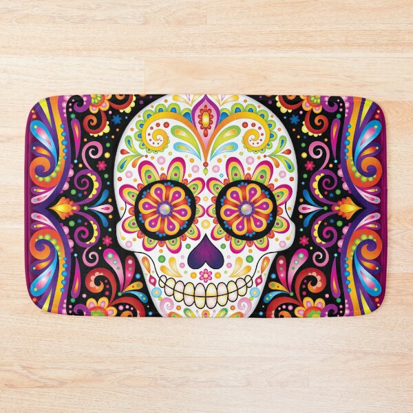 Item preview, Psychedelic Sugar Skull - Colorful Art by Thaneeya McArdle designed and sold by Thaneeya McArdle.