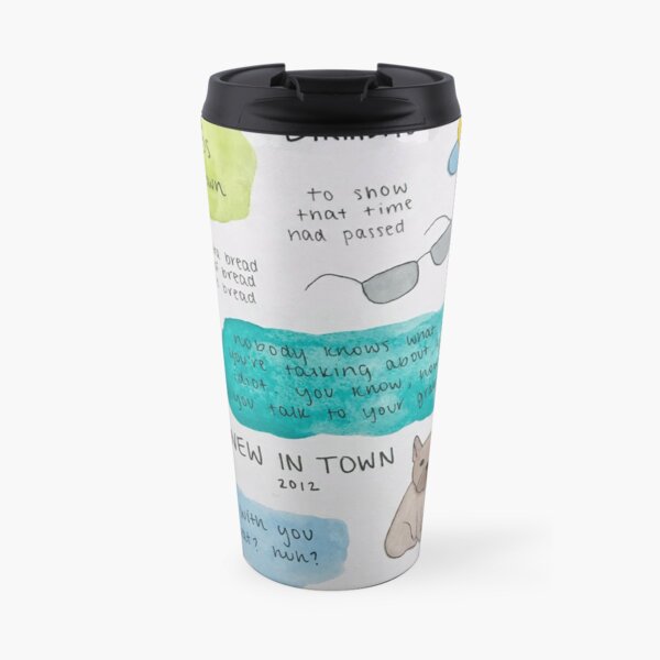 john mulaney cita collage Taza de viaje