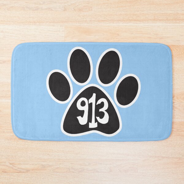 Item preview, Hand Drawn Kansas Paw 913 Area Code designed and sold by itsrturn.