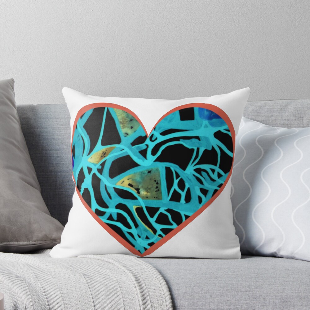 Item preview, Throw Pillow designed and sold by Biomorphic.