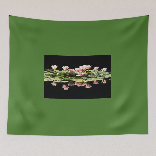 Item preview, Group of pink water lilies designed and sold by Maryna Gumenyuk.
