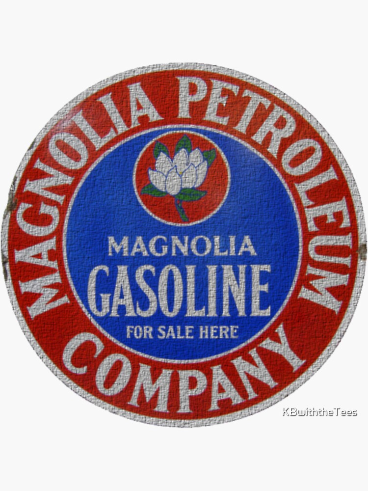 "Old Magnolia Petroleum Company Sign" Sticker for Sale by KBwiththeTees