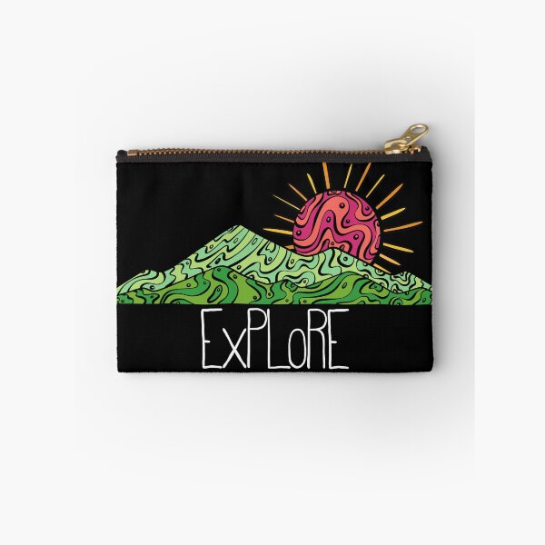 Item preview, “Explore” Mountain and Sun designed and sold by Ben McKenzie.