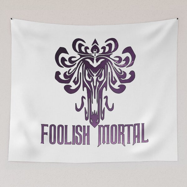 Item preview, Foolish Mortal - Haunted Mansion Sticker designed and sold by CreativeMisc.