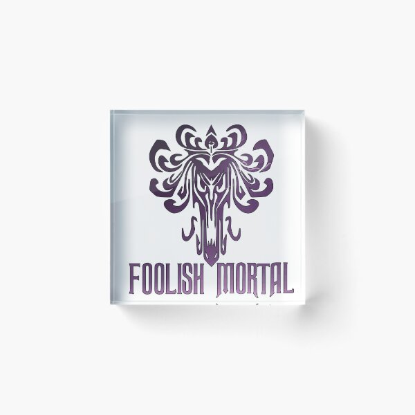 Item preview, Foolish Mortal - Haunted Mansion Sticker designed and sold by CreativeMisc.