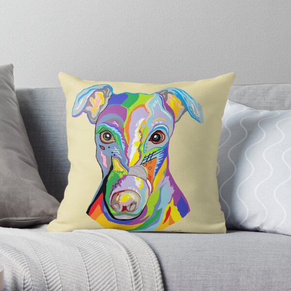 Greyhound Throw Pillow