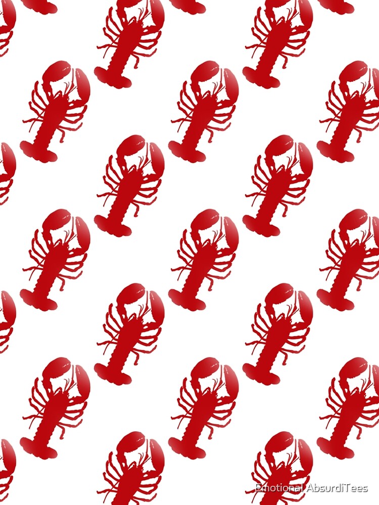 Red Lobster Repeating Pattern by TammyWinandArt