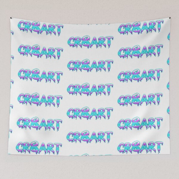 Item preview, Create Art! - Pink, Blue on White designed and sold by LaRoach Digital Arts.
