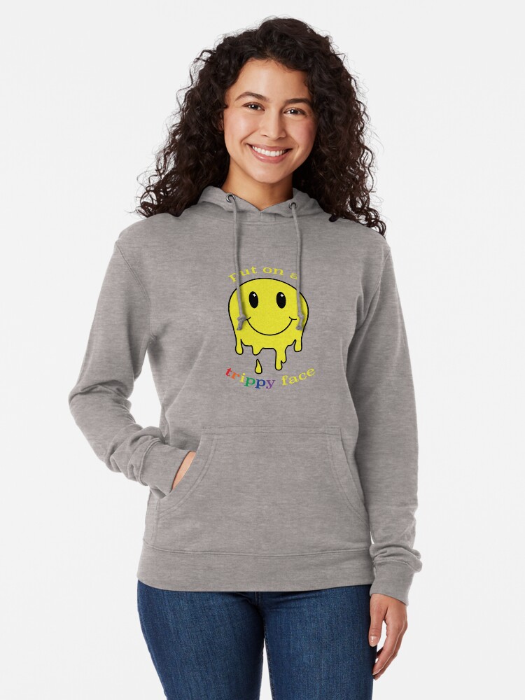 nike smiley face hoodie