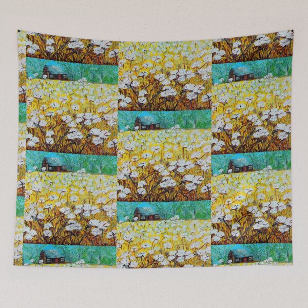 Item preview, Cotton Fields Back Home designed and sold by EloiseArt.