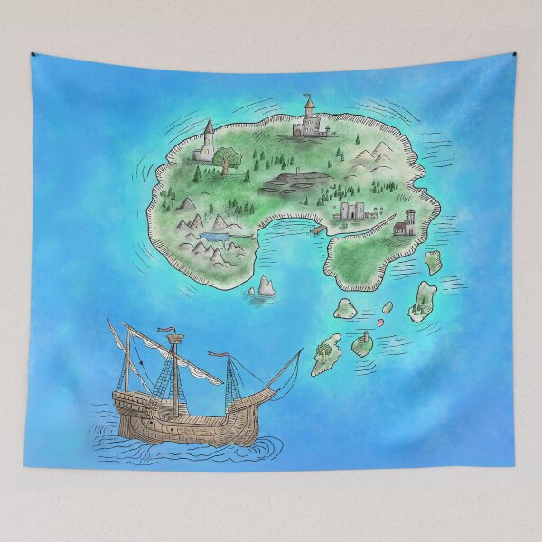 Item preview, Map of Dystopia designed and sold by TartleWizard.
