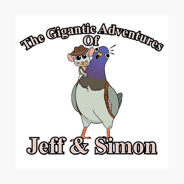 The Gigantic Adventures of Jeff and Simon Photographic Print