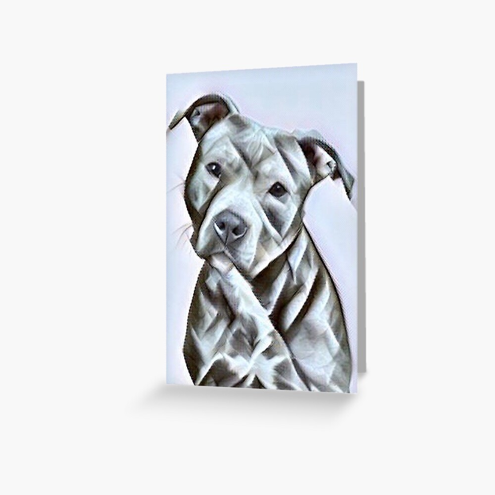 Pitbull art for PitBull terrier Lovers will love this beautiful painting of  this gentle breed Jigsaw Puzzle for Sale by switchbitch