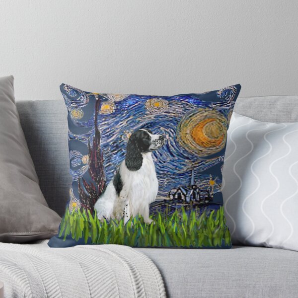 Item preview, Starry Night Free Form - English Springer Spaniel designed and sold by JeanBFitzgerald.