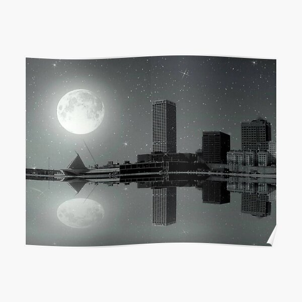 Downtown Milwaukee...Lake View © Poster