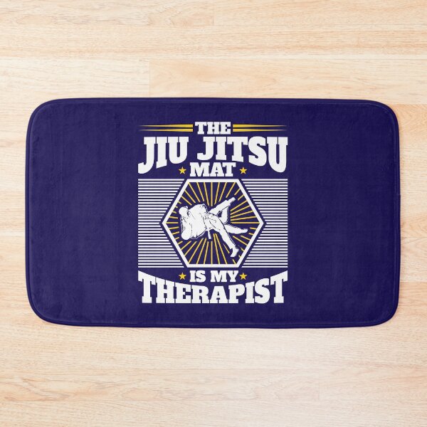Item preview, BJJ The Jiu Jitsu Mat Is My Therapist designed and sold by jaygo.