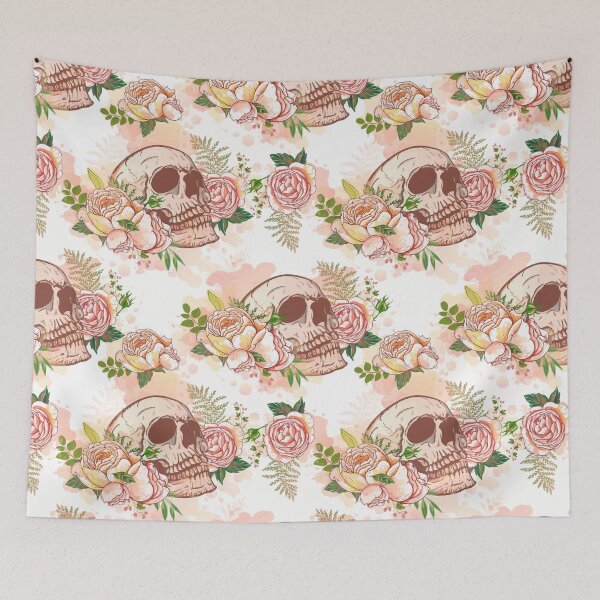 Item preview, Pastel Hawaiian Skull designed and sold by HawaiianHorror.