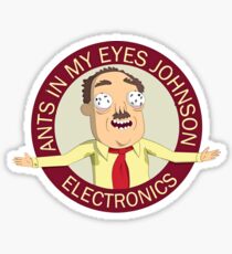 Ants in my eyes Johnson Logo Sticker