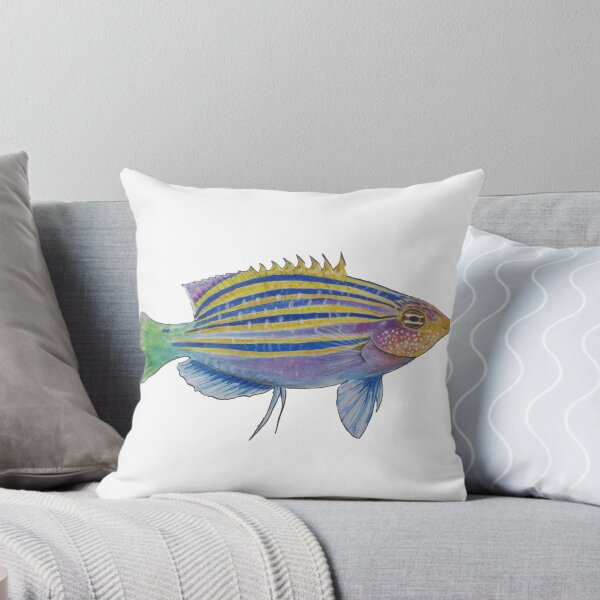 Item preview, Six lined Wrasse designed and sold by Extreme Pancake Rat artistry.