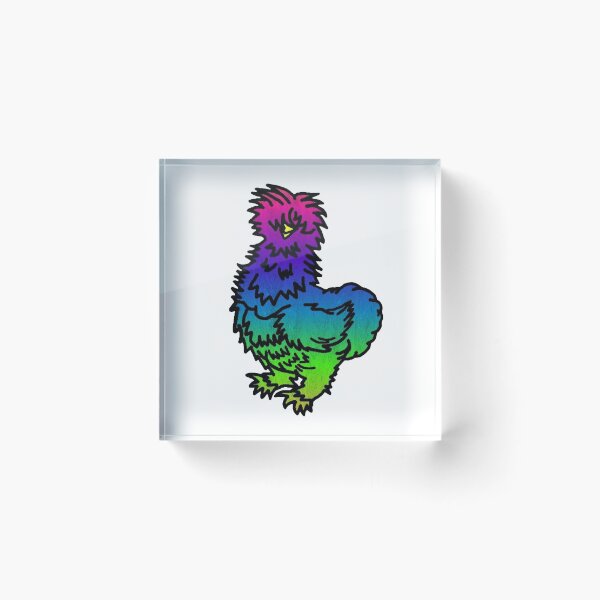 Item preview, Psychedelic Silkie Chicken designed and sold by imphavok.