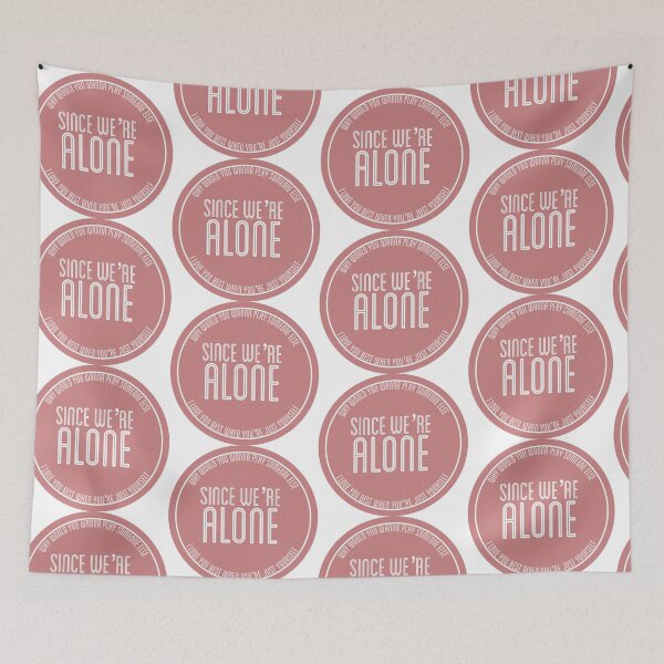 Item preview, Since We're Alone lyric logo design designed and sold by randii m.