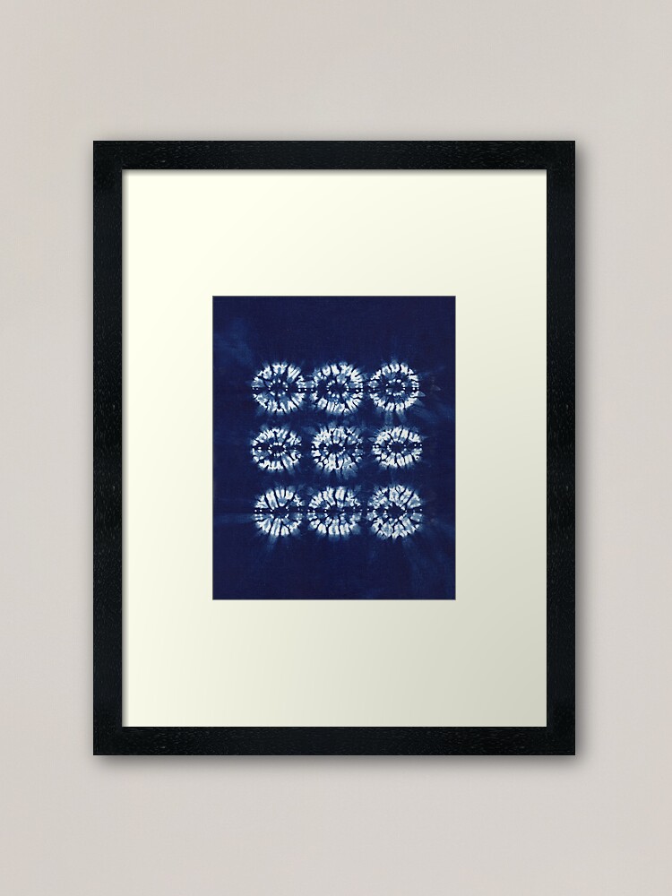 Shibori discount wall art