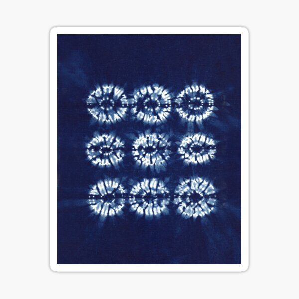Item preview, Shibori Indigo Dyed Textile Art  designed and sold by Michelebuttons.
