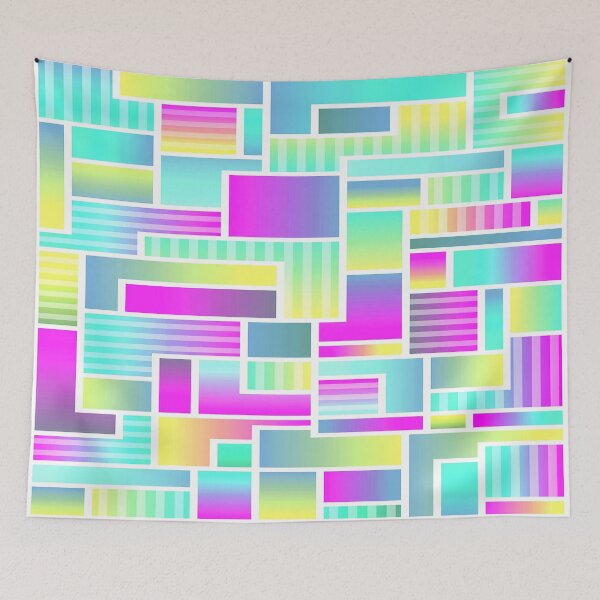 Item preview, Abstract Neon Color Blocks designed and sold by J-CCreations.
